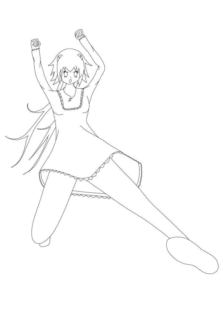 Ellanor (un-coloured) by wicked-c3 on DeviantArt