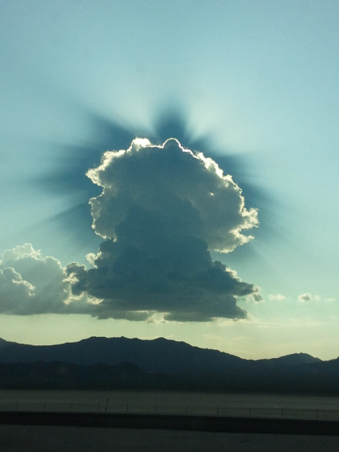 A Cloud's Shadow in the Sky