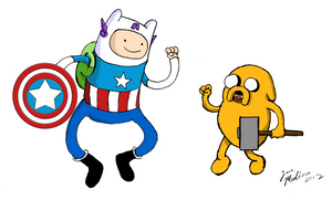 Jake and Finn... Avengers?