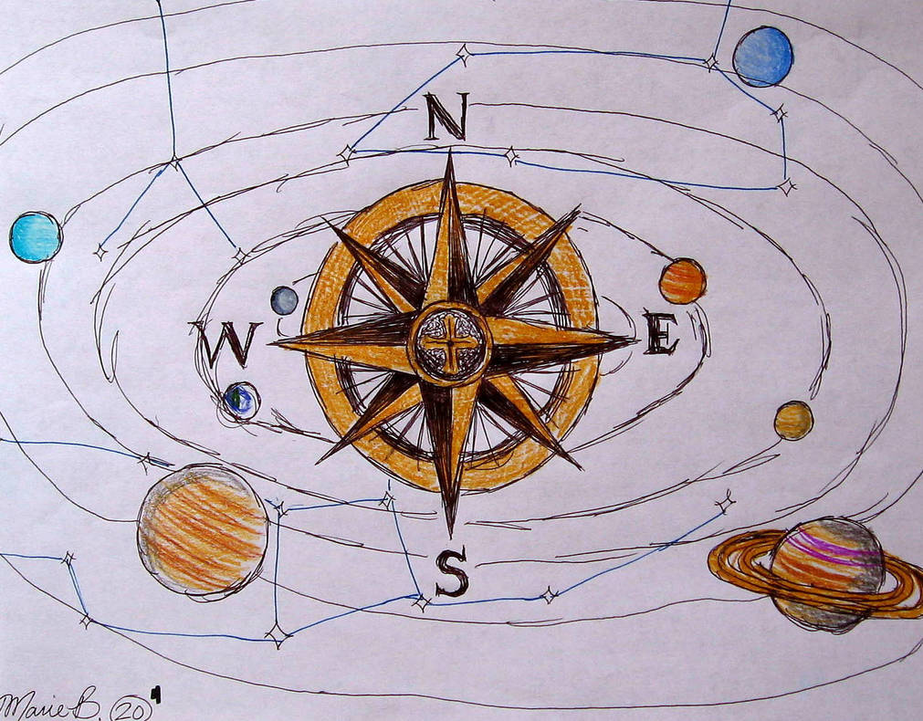 Cross Compass Tattoo Design 4 by MarieBauder96 on DeviantArt