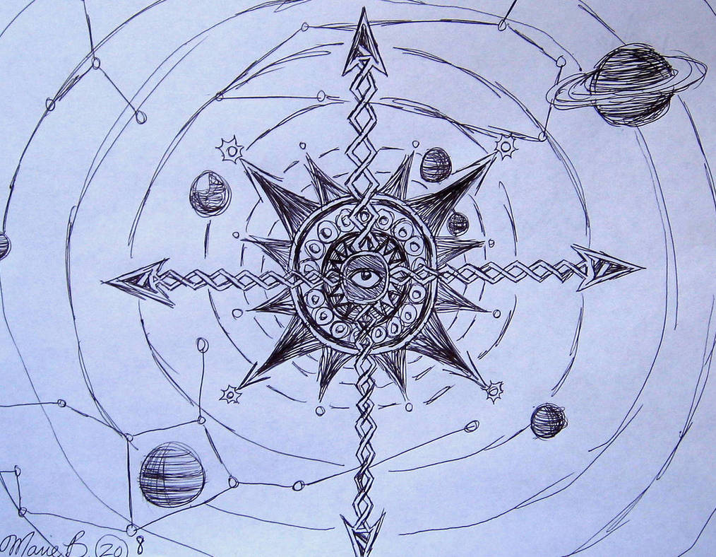 Cross Compass Tattoo Design 8 by MarieBauder96 on DeviantArt