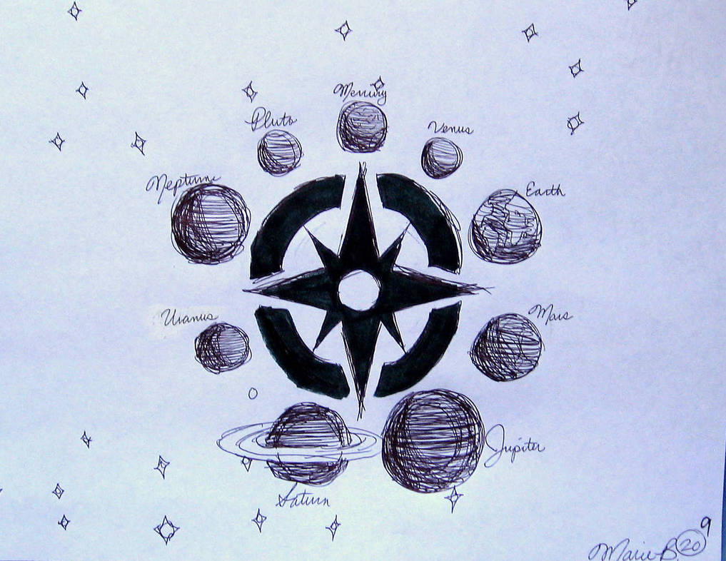 Cross Compass Tattoo Design 9 by MarieBauder96 on DeviantArt