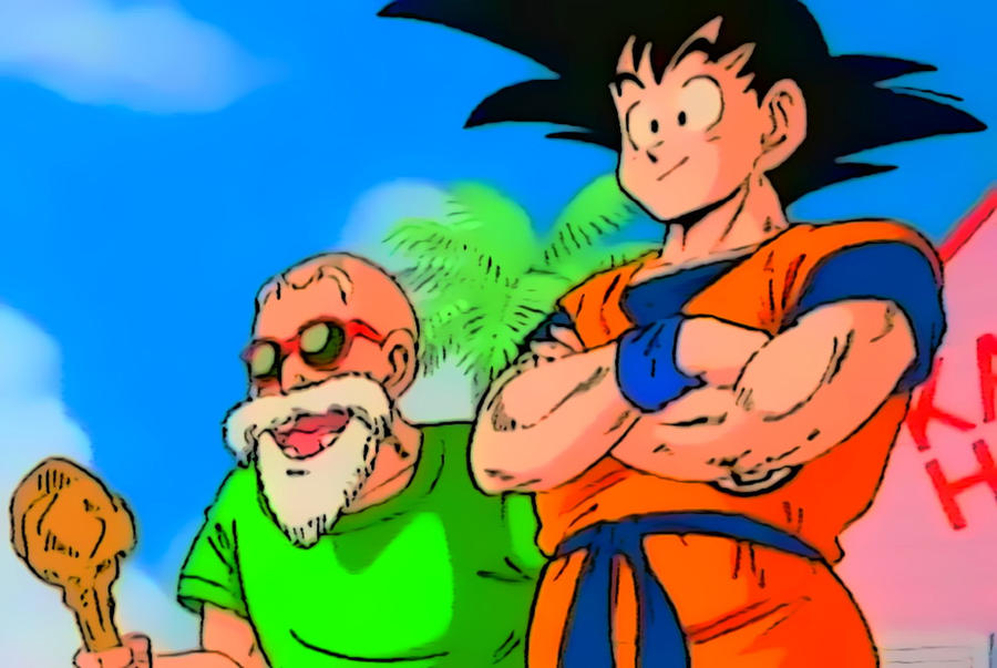 Master Roshi Teaching GOKU and maestro roshi by aliensurxx on DeviantArt