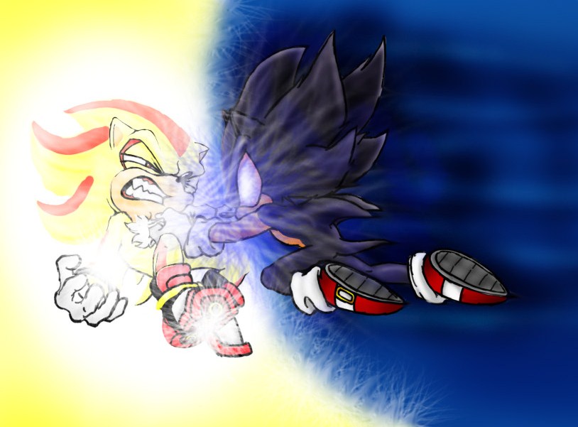 Dark Super Sonic by shadowhatesomochao on deviantART