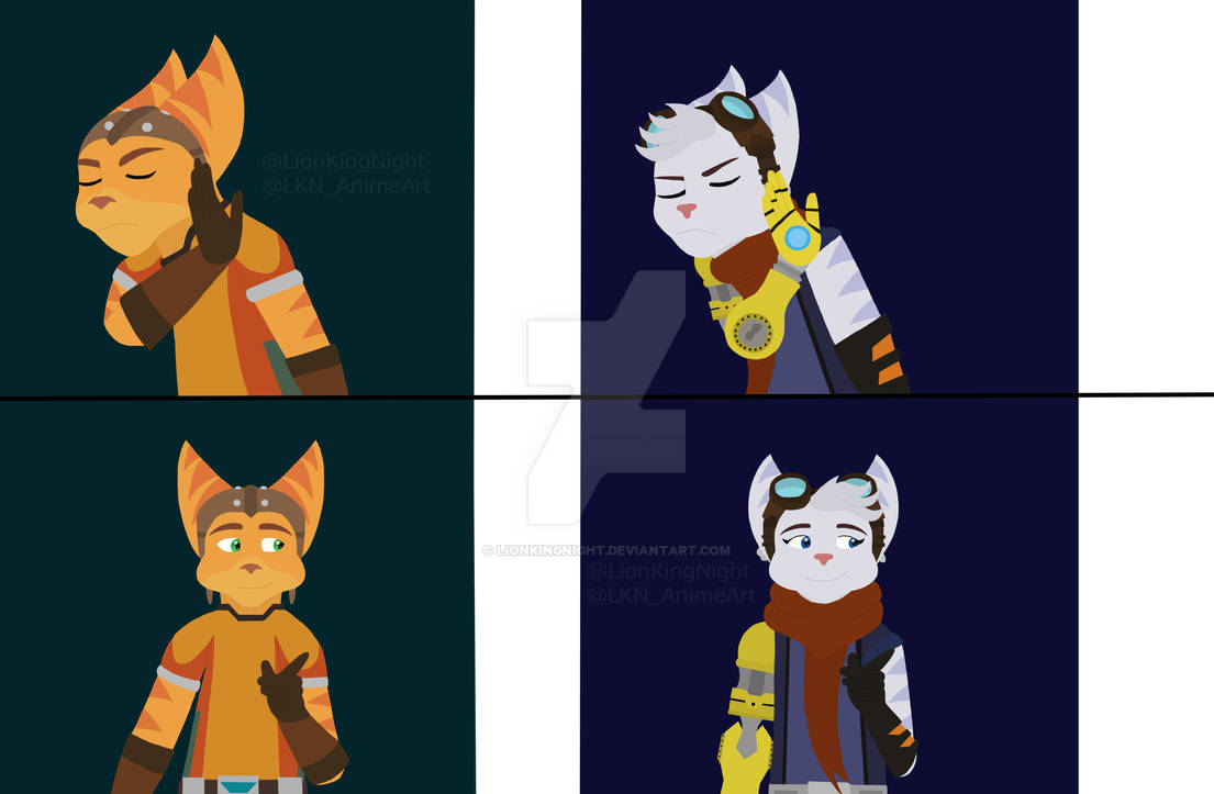 No yes meme - Ratchet and Rivet by LionKingNight on DeviantArt