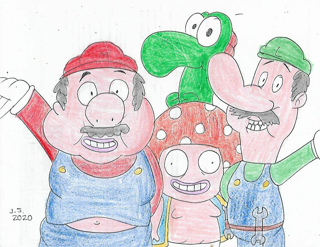 Mario, Luigi, Yoshi, Toad