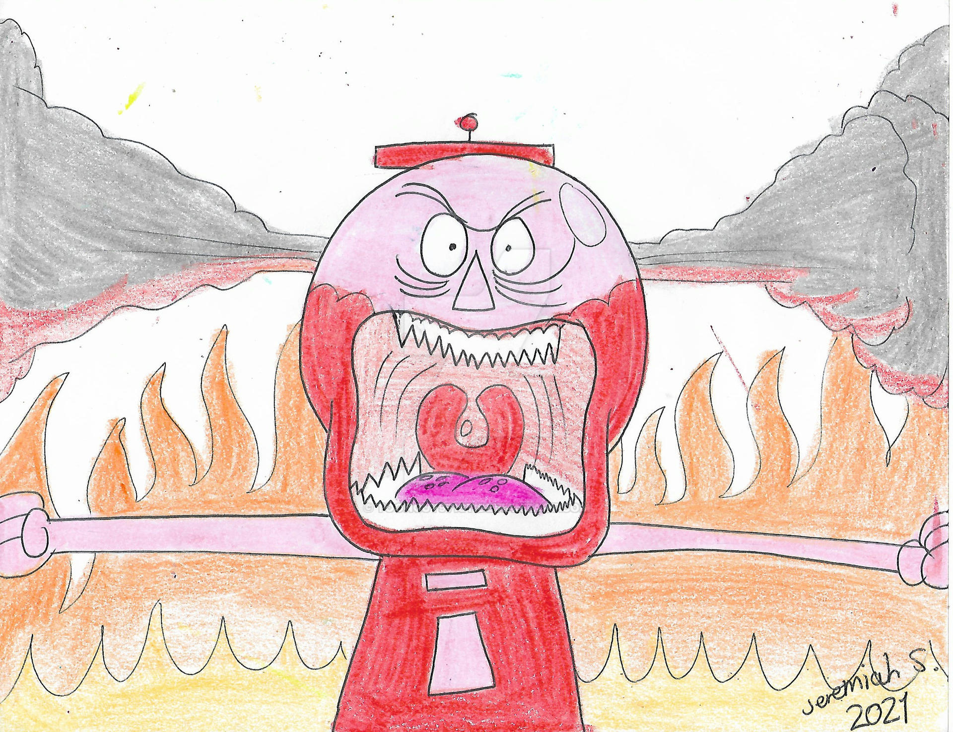 Regular Show Benson Rage