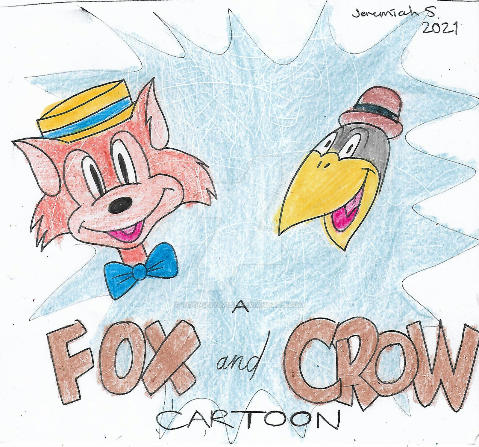 Fox and Crow - TITLE CARD by Toonguy971st on DeviantArt