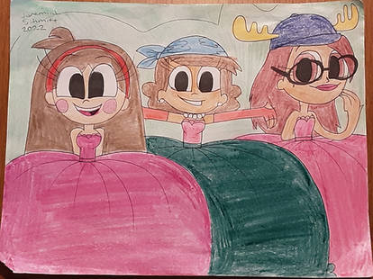Mabel, Kin, Ana Maria Poofy Dresses