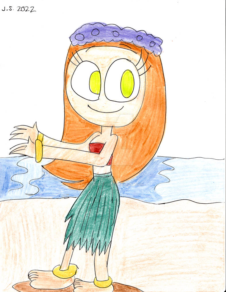 Hula Dancing Rafaella by Toonguy971st on DeviantArt