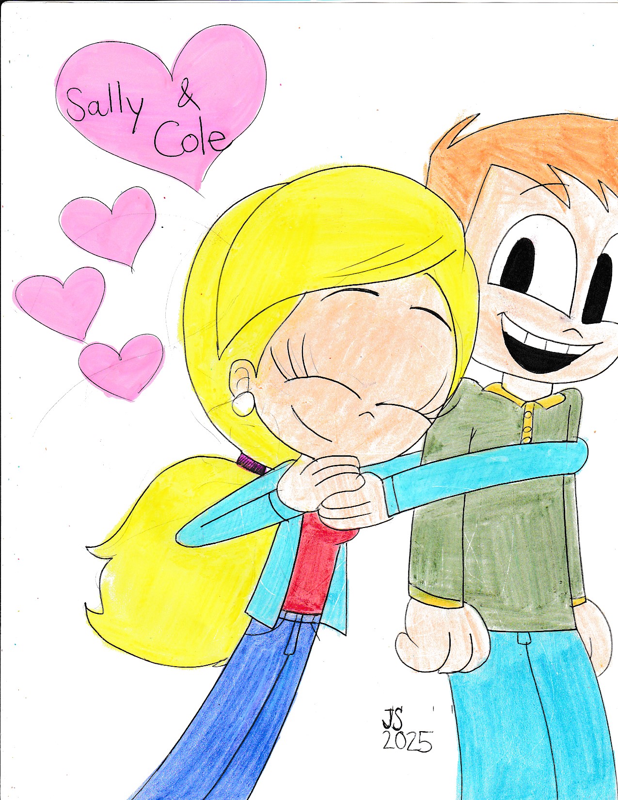 Sally Hugging Cole by Toonguy971st on DeviantArt