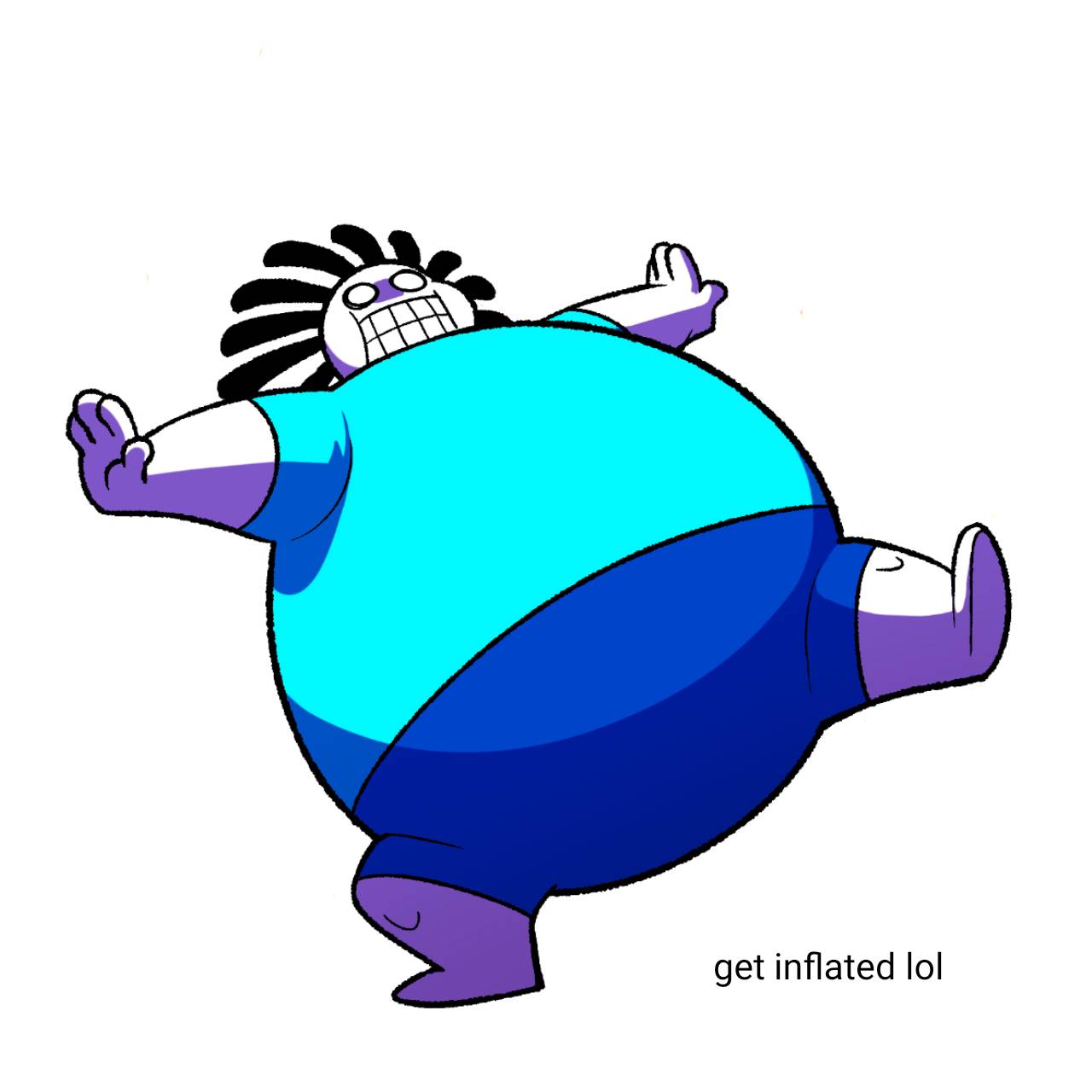 Boy Inflation by CreamyJuice750 on DeviantArt