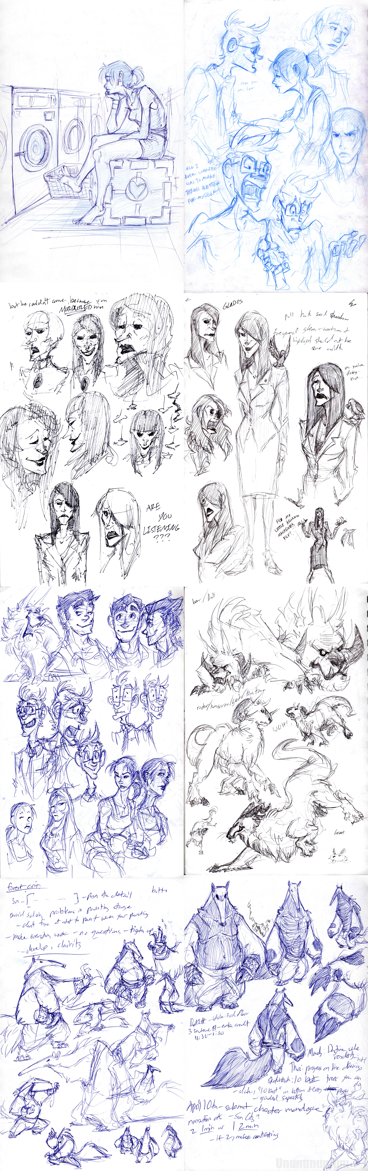 midspring personal sketchbook dump