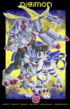 Gabumon evo. print