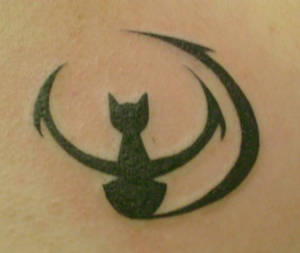 First Tatt - Demon Cat