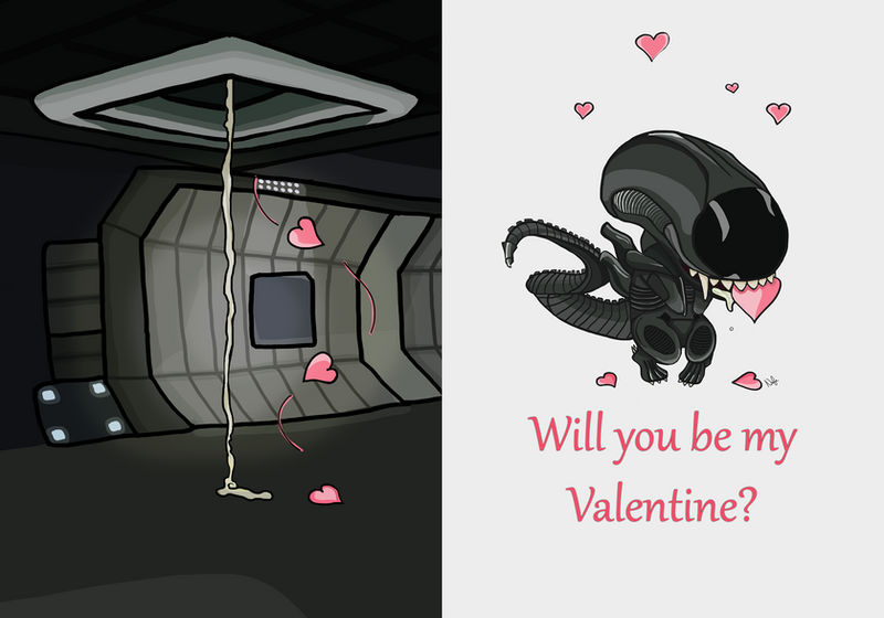alien valentine commissionnefershep on deviantart