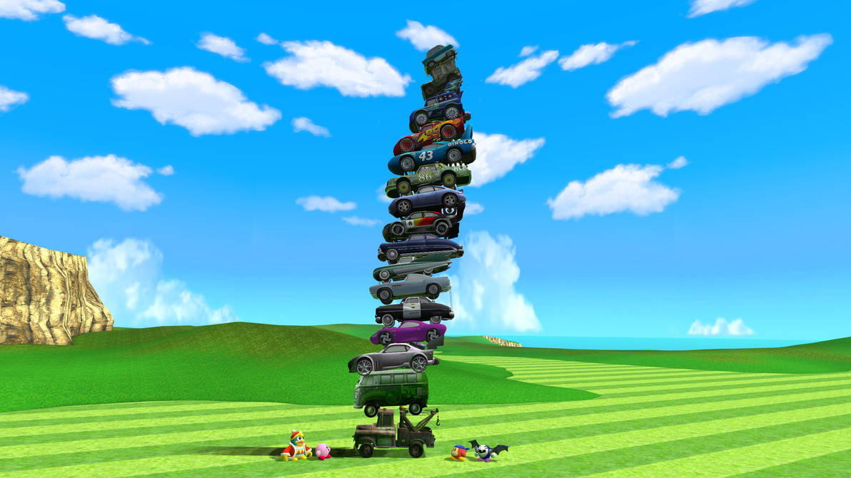 A stack of Cars by RedKirbDaRedPuffball on DeviantArt