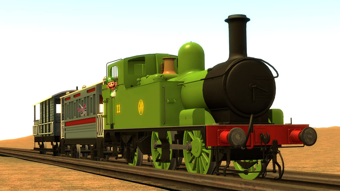 Oliver The Great Western Engine (Faceless) by RedKirbDaRedPuffball on ...