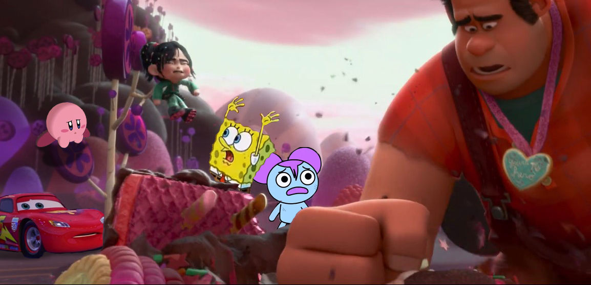 Ralph destroys Vanellope's Kart by RedKirb on DeviantArt