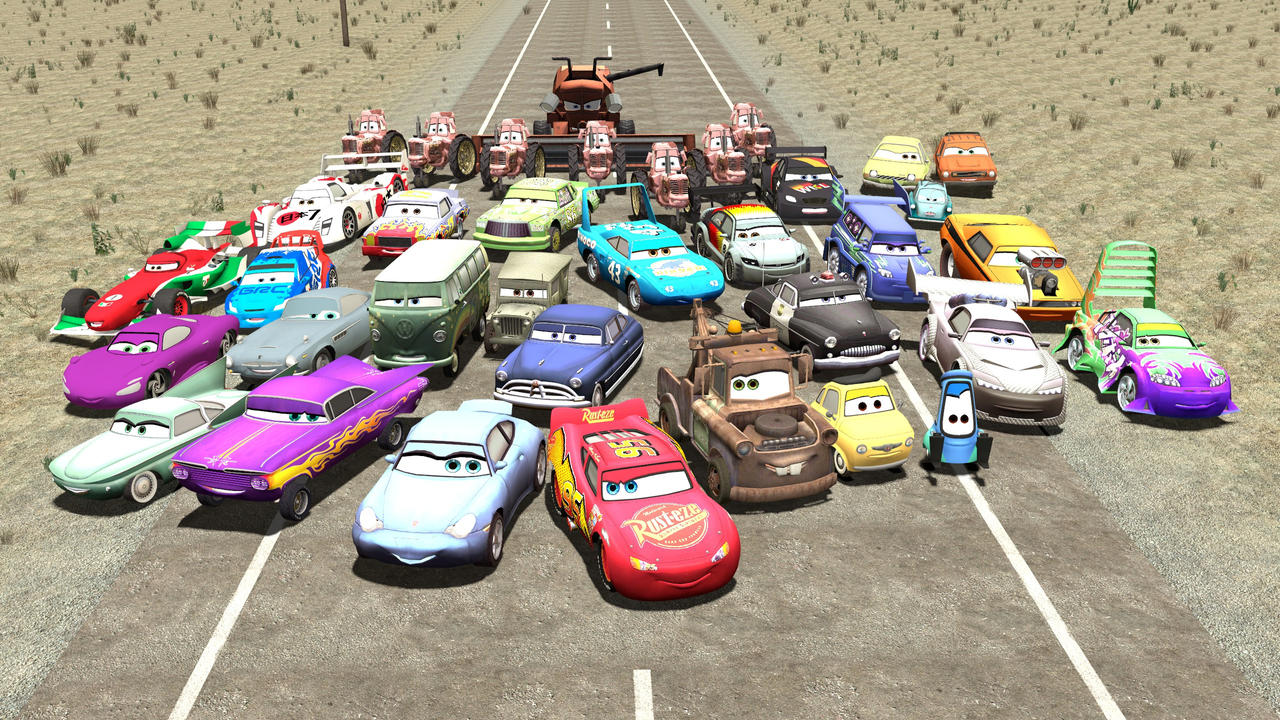 Disney Pixar Cars by RedKirbDaRedPuffball on DeviantArt