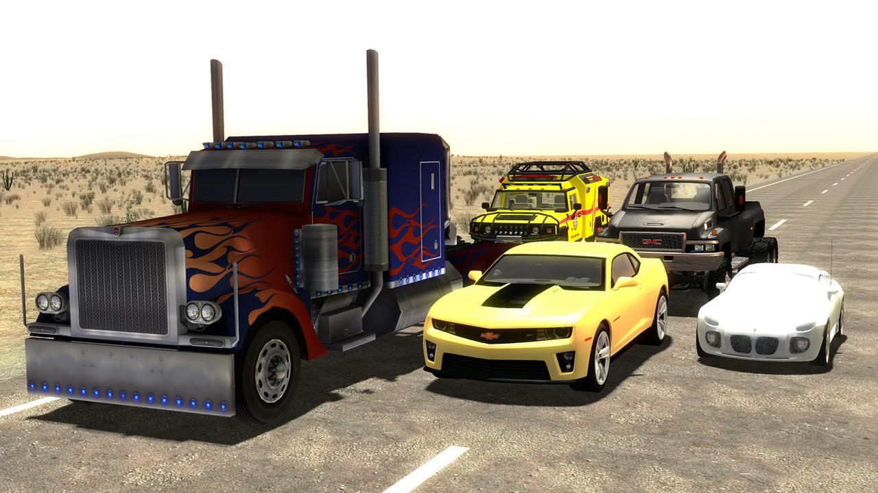 Auto Bot Car Form The Autobots in their Vehicle Modes by RedKirbDaRedPuffball on DeviantArt