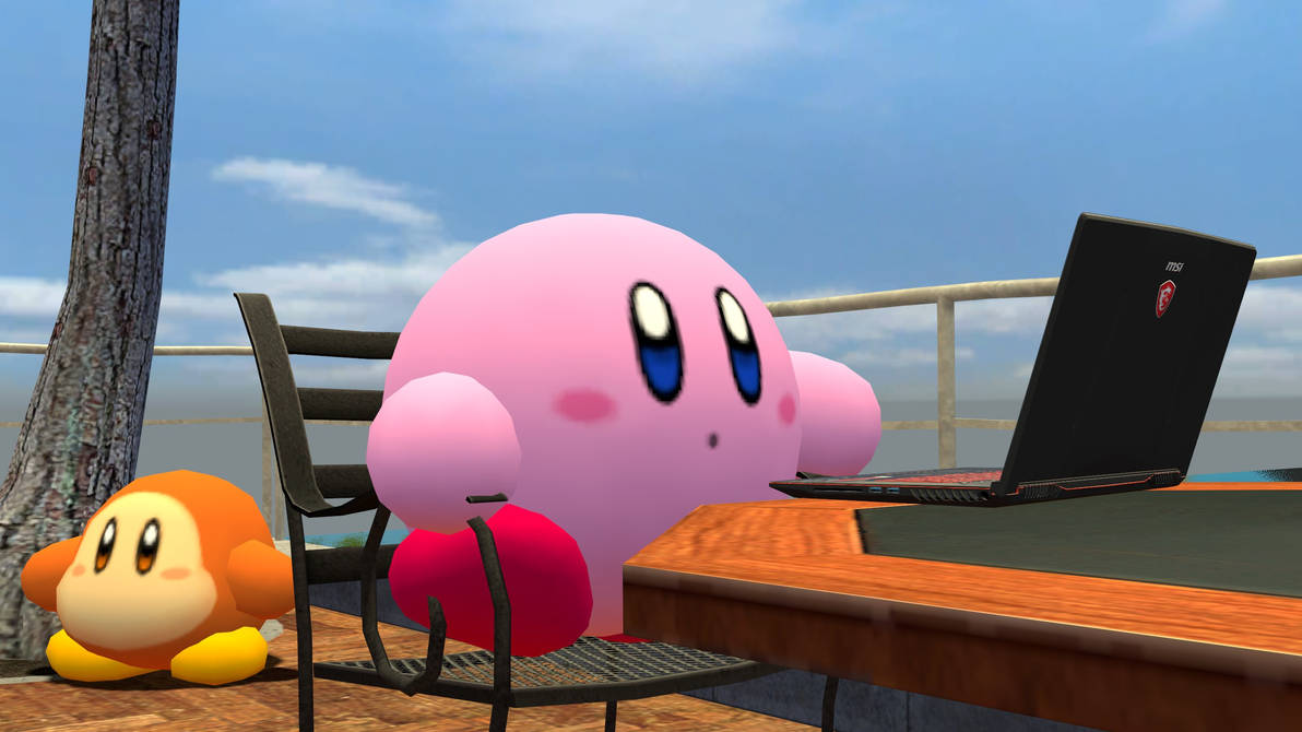 Kirby Staring At A Laptop By RedKirbDaRedPuffball On DeviantArt kirby-staring-at-a-laptop-by-redkirbdaredpuffball-on-deviantart