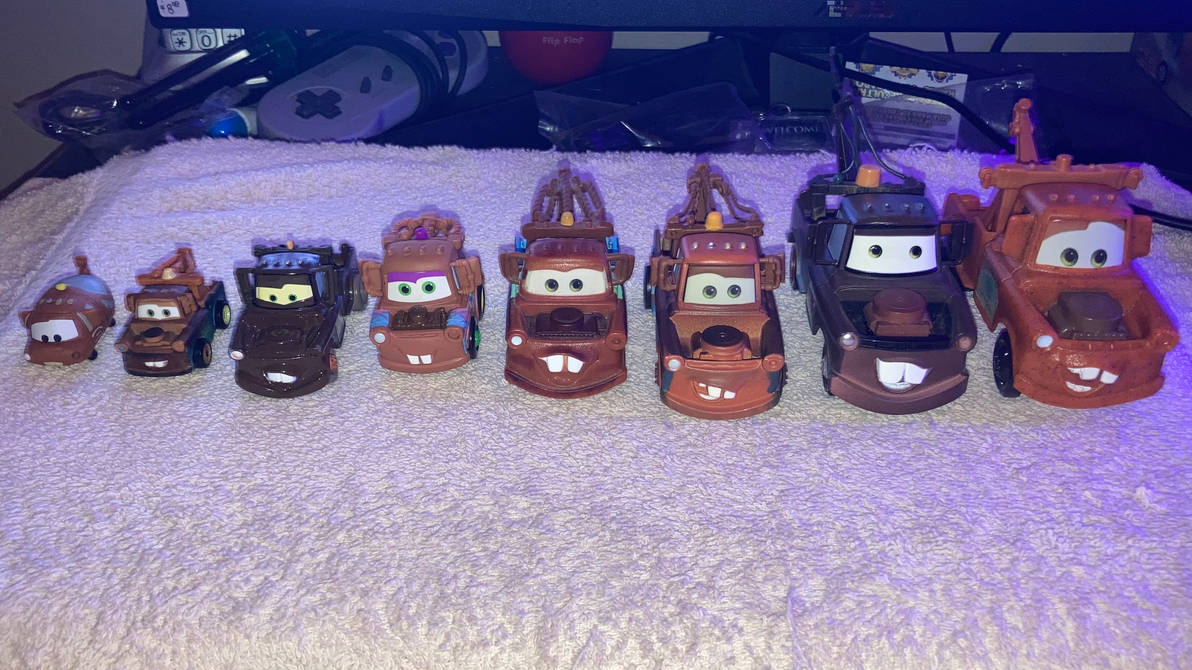 The Many Sizes of Tow Mater by RedKirb on DeviantArt