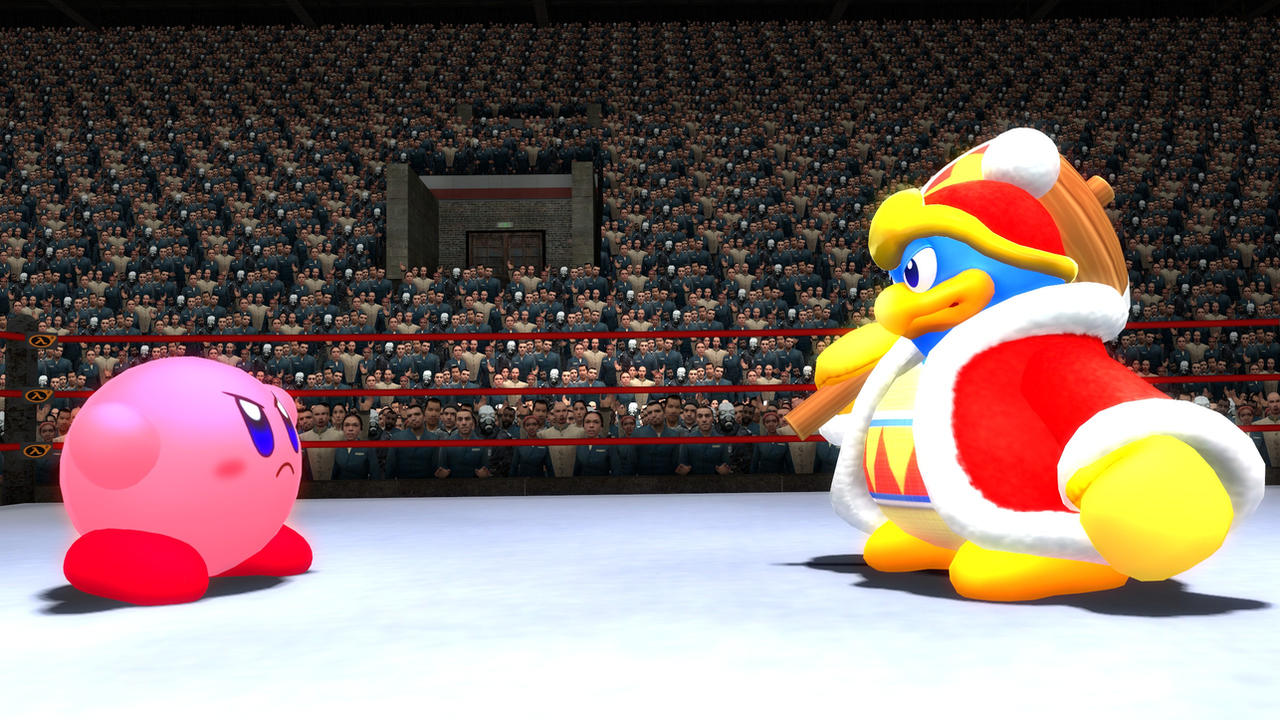 Kirby vs King Dedede by RedKirb on DeviantArt
