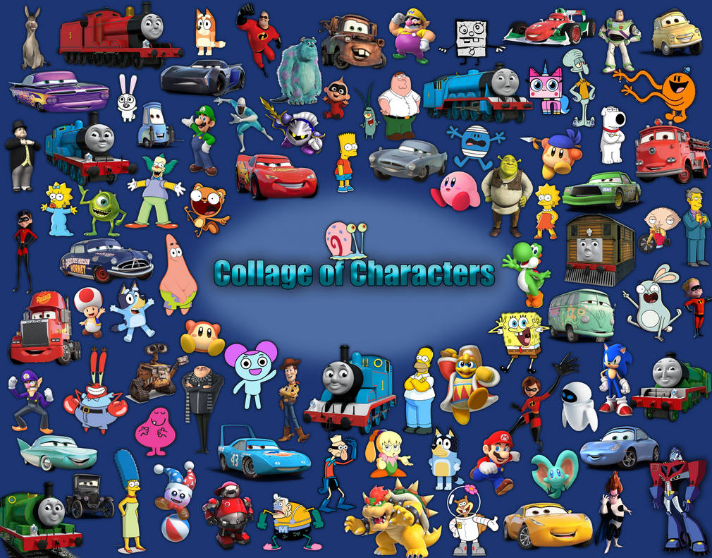 Characters Collages Deviantart Collage of Characters by RedKirbDaRedPuffball on DeviantArt