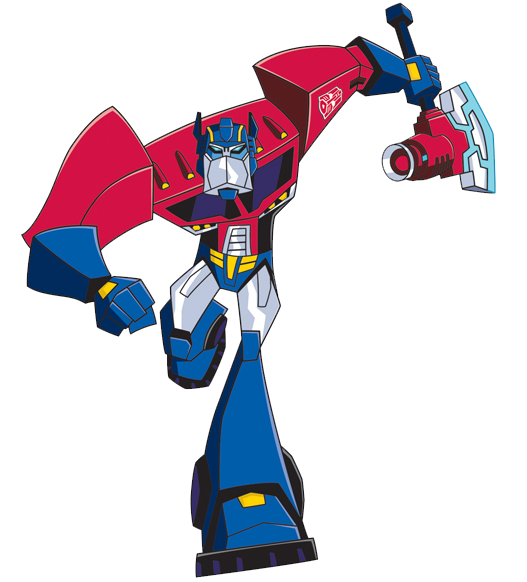 Transformers Animated Optimus Prime Stock Art by RedKirb on DeviantArt