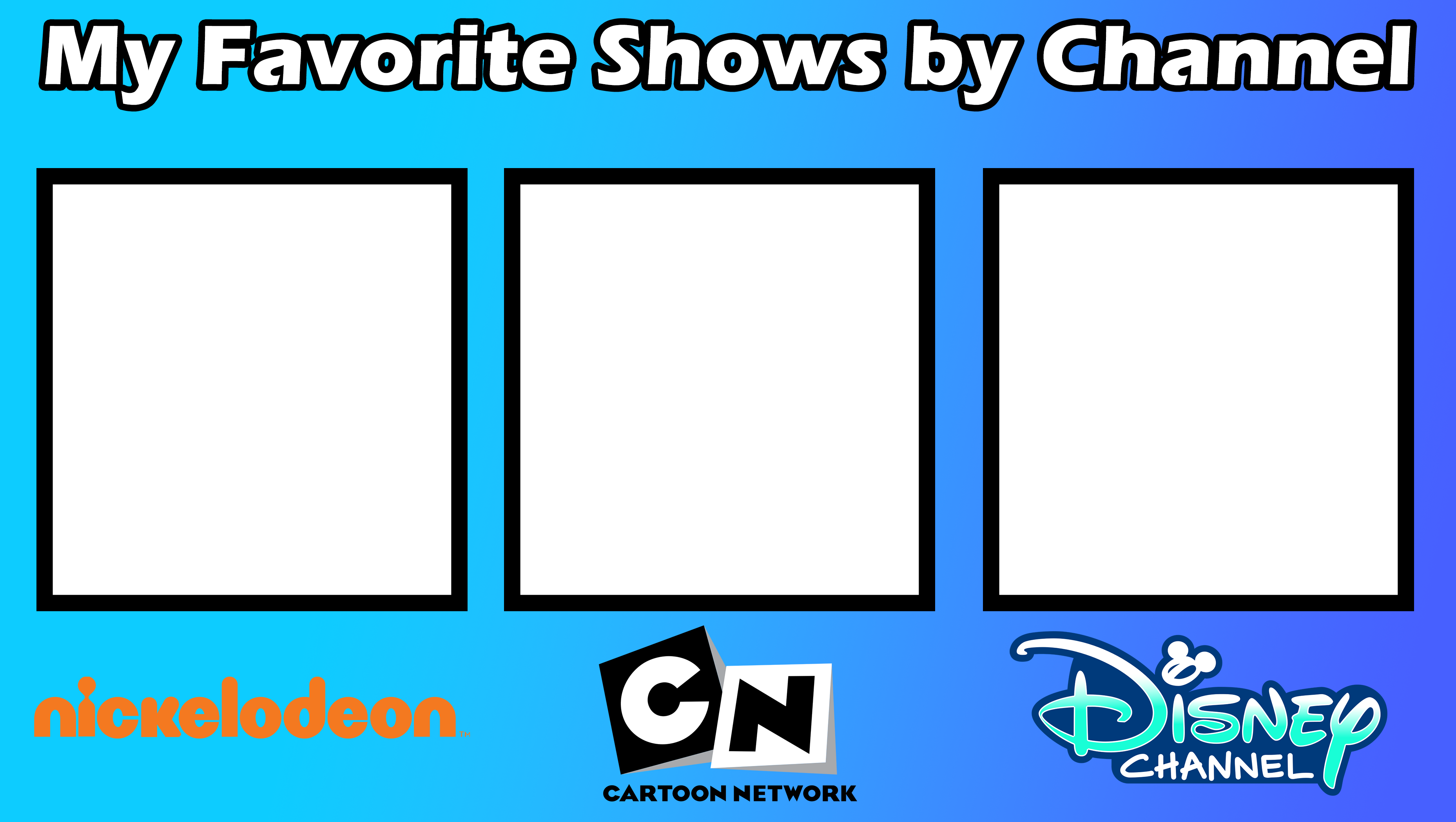 Channel V Deviantart My Favorite Shows by Channel Template by RedKirb on DeviantArt