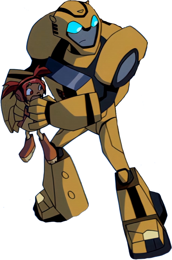 Transformers Animated Sari and Bumblebee Vector #2 by RedKirb on DeviantArt