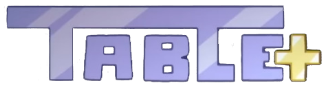 Table+ Logo by RedKirbDaRedPuffball on DeviantArt