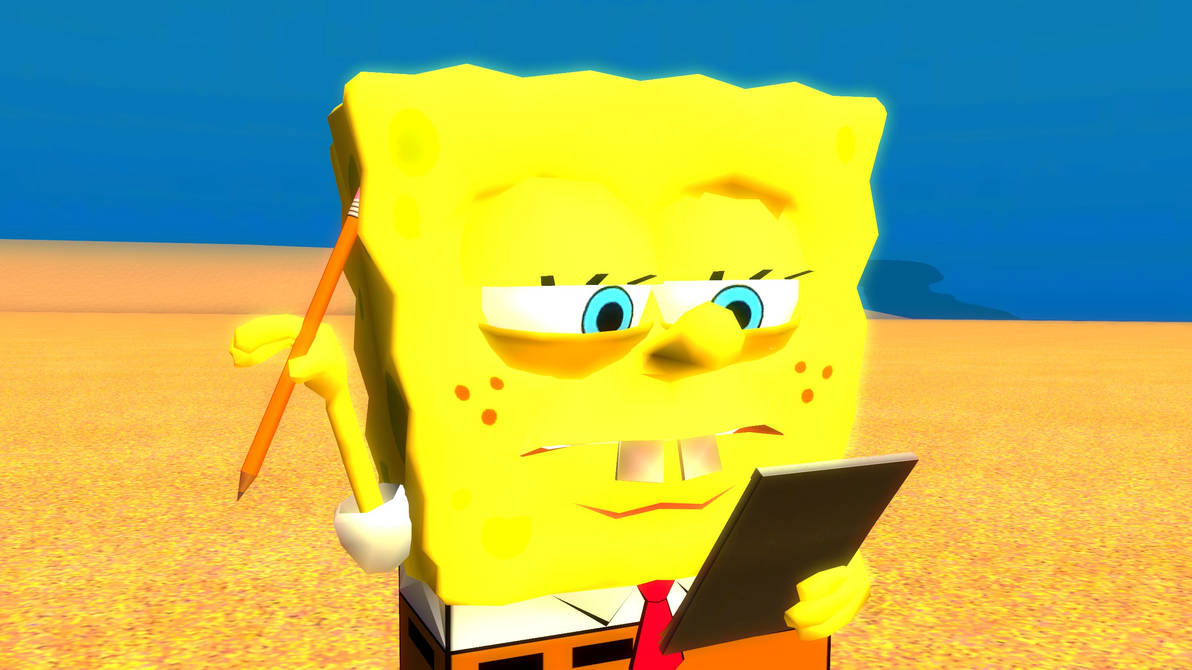 Spongebob Notepage SpongeBob taking Notes by RedKirbDaRedPuffball on DeviantArt