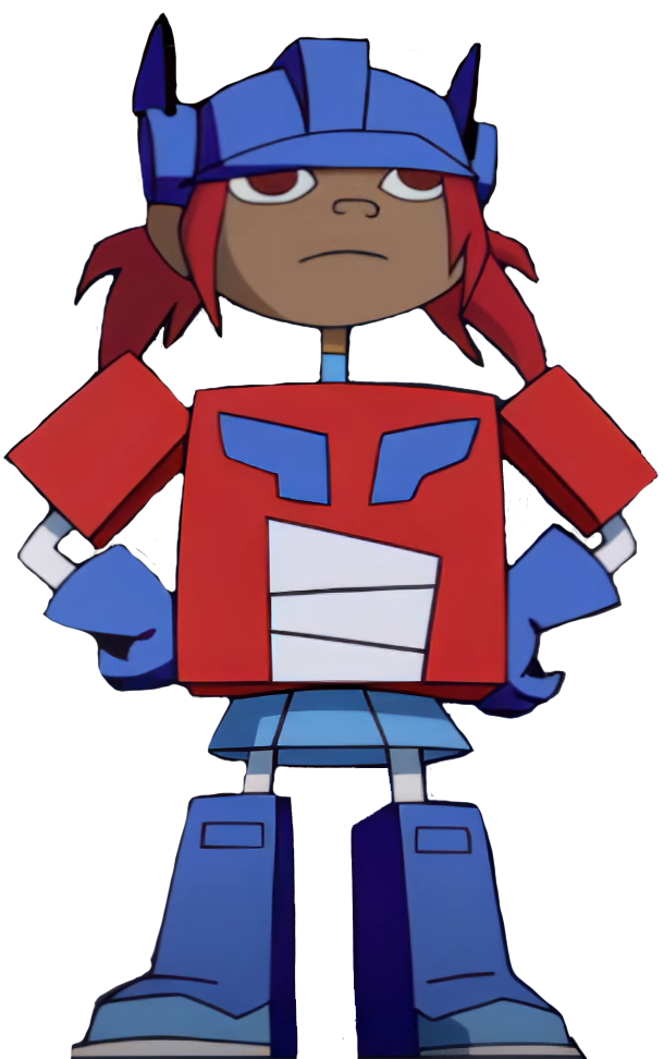 TFA Sari dressed up as Optimus Prime Vector by RedKirb on DeviantArt