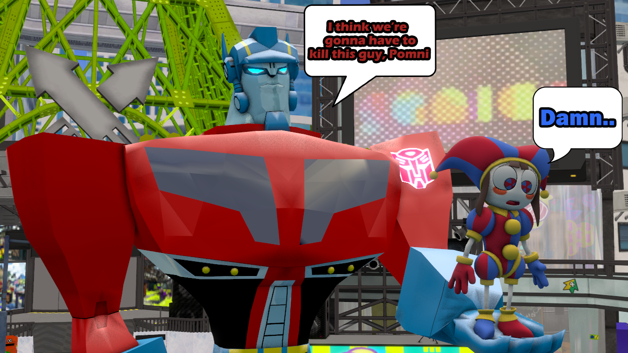 Sfm Optimus And Pomni Meme By Redkirb On Deviantart Sfm Optimus And Pomni Meme By Redkirb On Deviantart