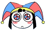 Pomni Head Icon by RedKirb on DeviantArt Pomni Head Icon by RedKirb on DeviantArt