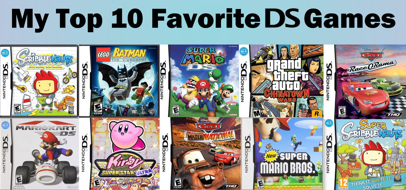 My Top 10 Favorite DS Games by RedKirb on DeviantArt