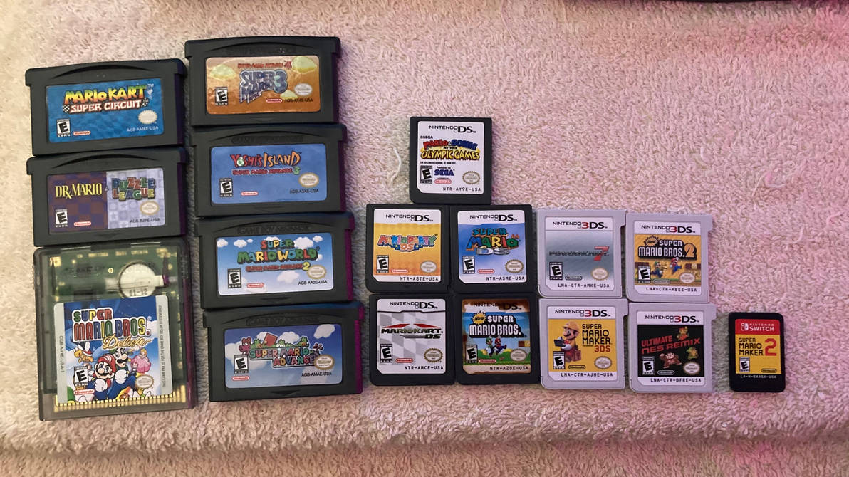 Mario Collection Ps3 My Mario Game Collection by RedKirb on DeviantArt