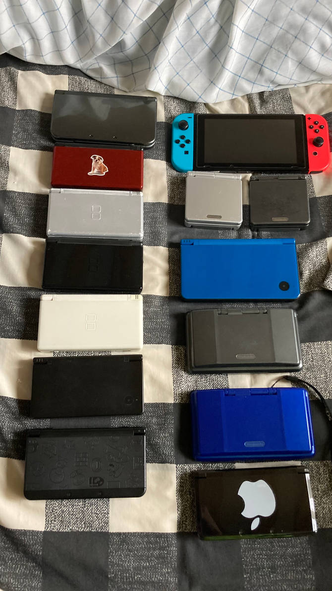 My Nintendo Handheld Collection by RedKirb on DeviantArt