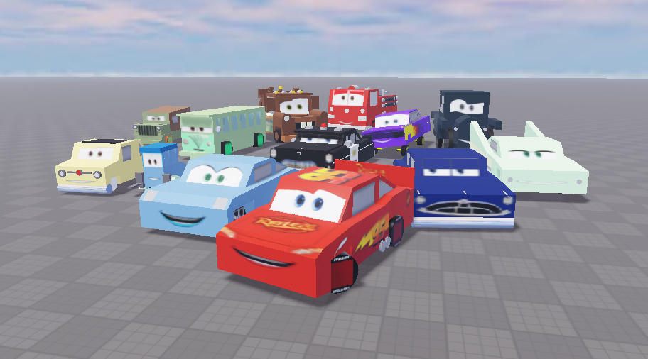 Old Roblox Pixar Cars Models by RedKirb on DeviantArt