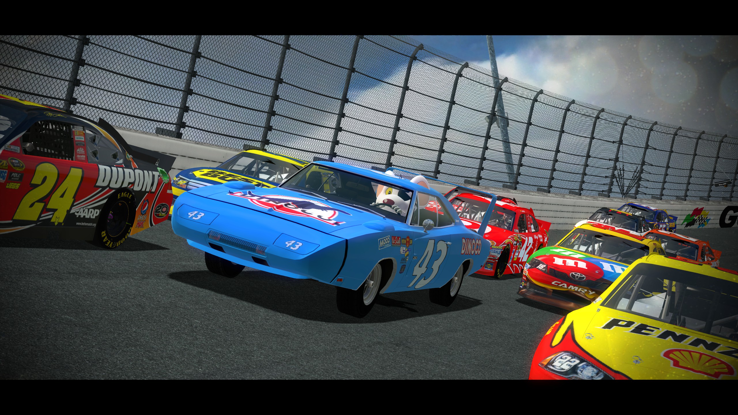Mouse Racing Graphics Danger Mouse Racing with NASCAR Drivers by RedKirb on DeviantArt