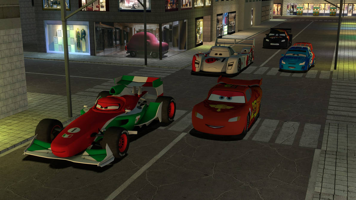 Cars 2 Tokyo Race by RedKirbDaRedPuffball on DeviantArt