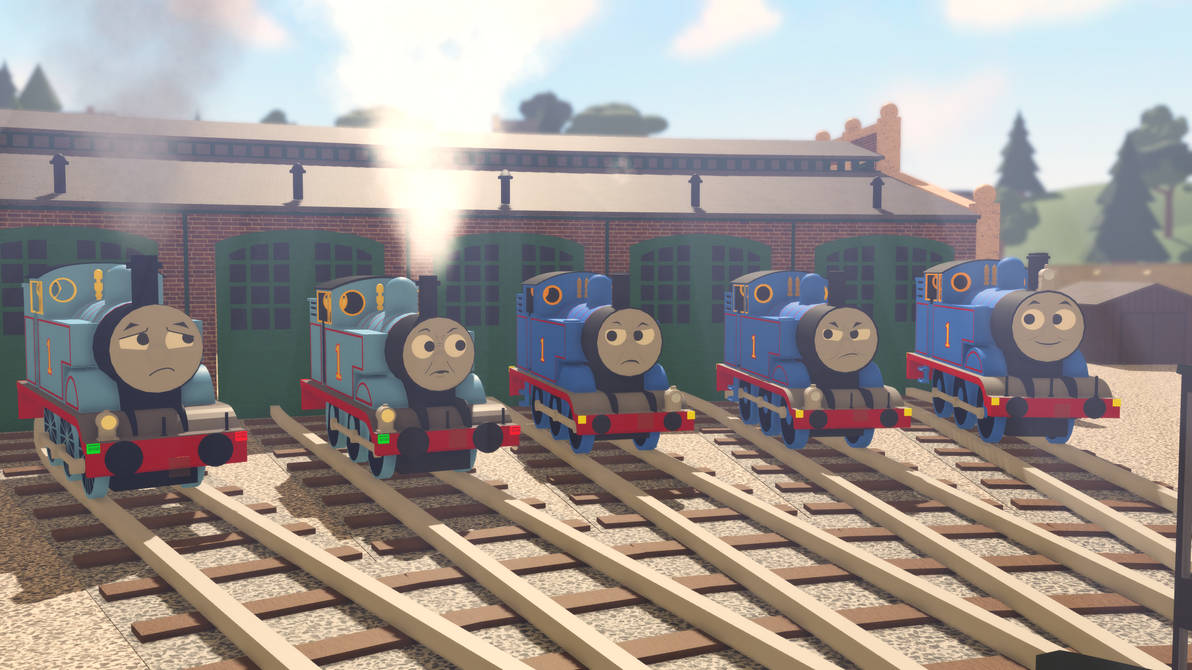 BTWF All 5 Thomas Models by RedKirbDaRedPuffball on DeviantArt
