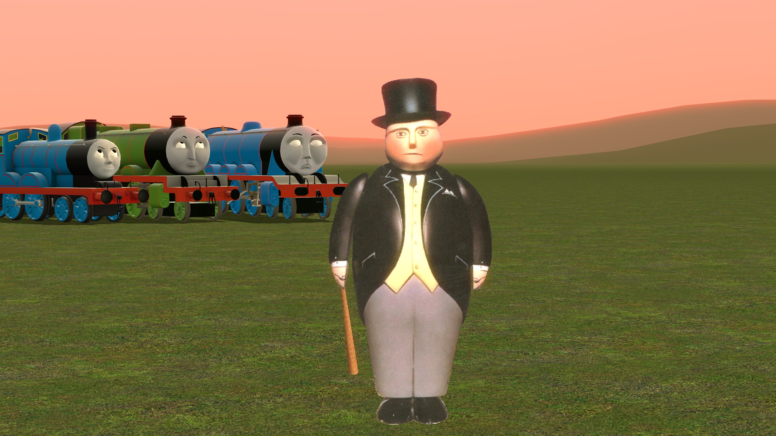 Fat Controller Storage The Fat Controller Nextbot by RedKirbDaRedPuffball on DeviantArt