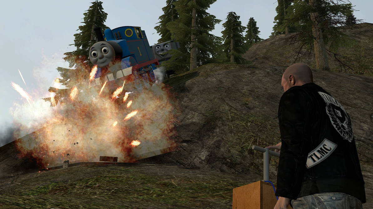 Thomas Two Fall Thomas falls down Muffle Mountain by RedKirbDaRedPuffball on DeviantArt