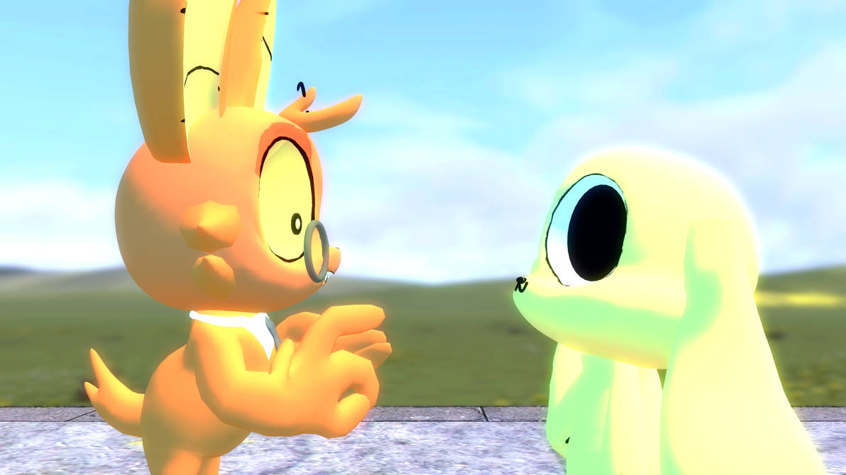 Onyn Ring finally meets Chikn Nuggit by RedKirbDaRedPuffball on DeviantArt