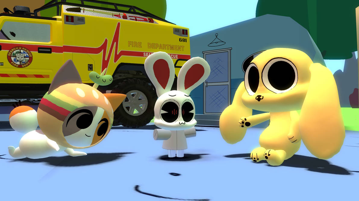 Iscream Rabbt Iscream in Bandages by RedKirbDaRedPuffball on DeviantArt
