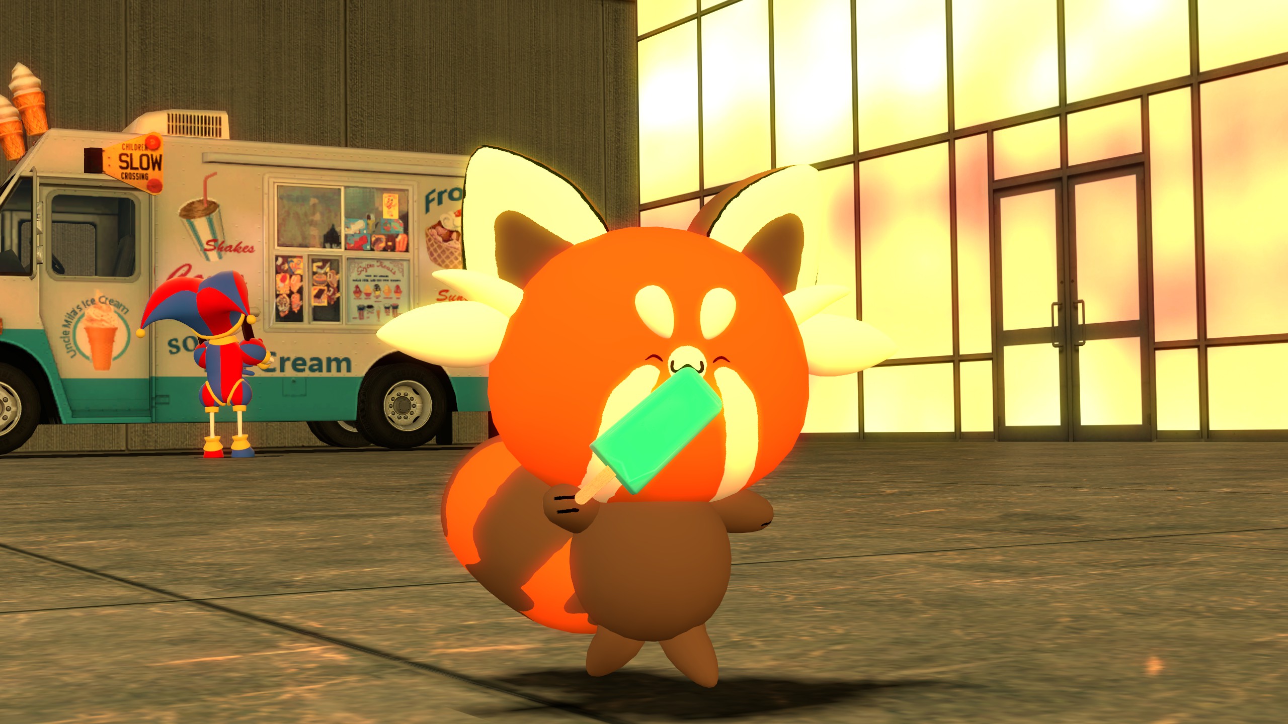 Sody Pop eating a Popsicle by RedKirbDaRedPuffball on DeviantArt