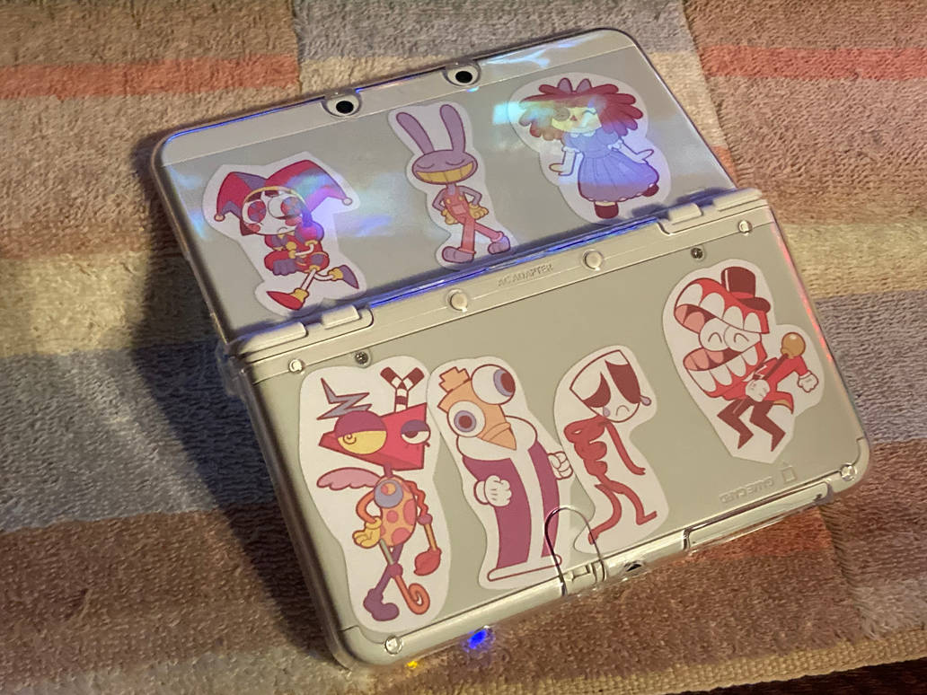 Atari 3ds Sticker TADC Stickers on a New 3DS by RedKirbDaRedPuffball on DeviantArt
